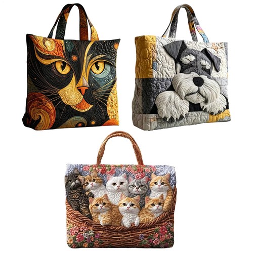 1pc quilted tote bag for - bag, women