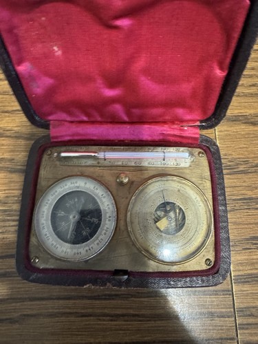 Antique pocket barometer - pocket,
