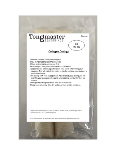 34mm pack sausage casings - 2,
