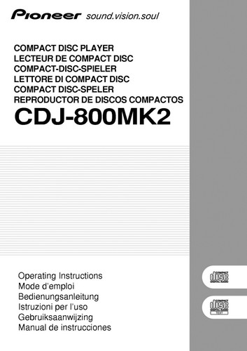 Pioneer cdj 800 mk2 player - pioneer, cdj-800-mk2