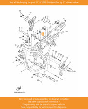 YAMAHA Clamp, 3C1-F1338-00 OEM