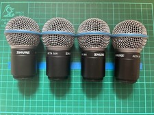 4x Shure RPW 118 Beta 58 Cartridge for Shure Wireless Handheld Transmitter