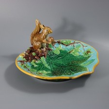 George Jones Majolica Squirrel