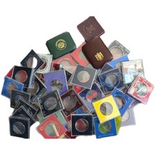 Large Collection Of Empty Coin Boxes Etc.