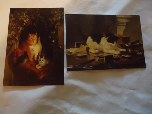 Cat postcards henriette - cat,