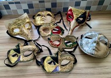 Set of eight Venetian Masks