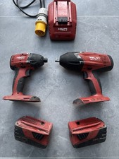 Hilti cordless Impact driver & impact wrench + 2 Batteries + charger
