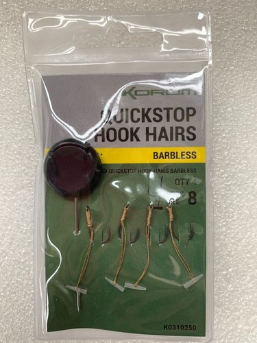 Korum quickstop hook hairs - korum,