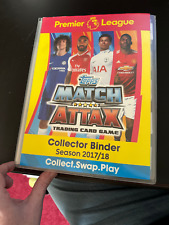 17/18 Topps Match Attax Premier Leeague Trading Card Binder with 355 Cards