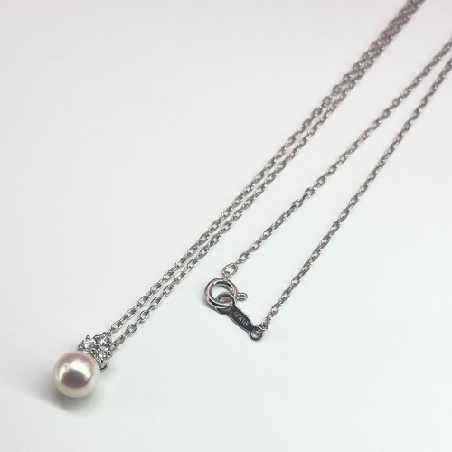 Auth mikimoto k18wg 18k white - mikimoto,