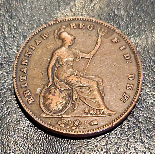 1854 victoria penny - 1854,