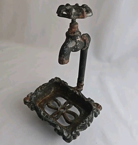 Cast iron garden - faucet, soap