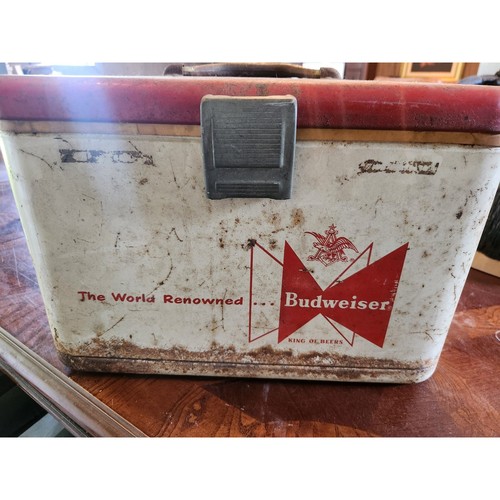 Vintage budweiser metal - vintage,