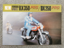 Yamaha  RX250/DX350 RD250/RD350 Genuine Motorcycle Sales Brochure