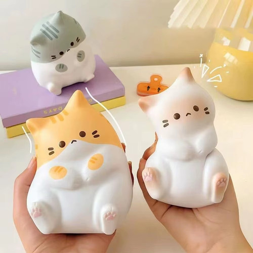 Cartoon cat squishy toy - cartoon,