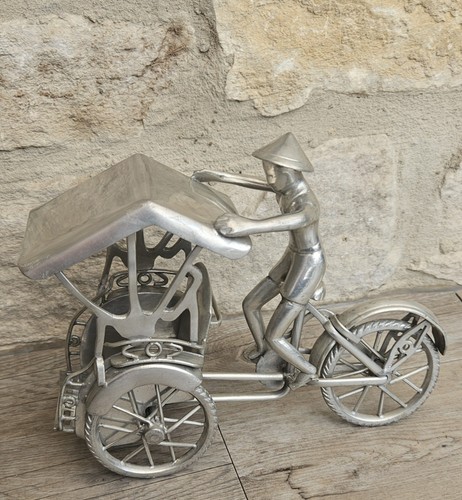 Vintage man rickshaw - man,
