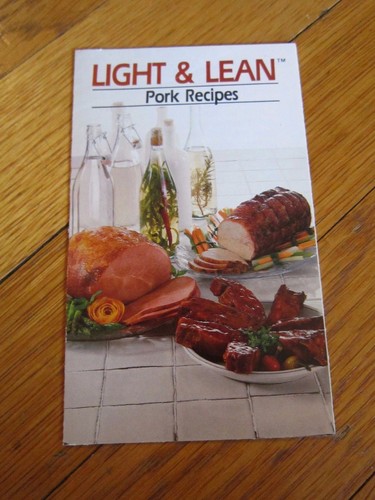 Pork recipes tiny brochure - pork,