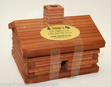 large LOG CABIN INCENSE BURNER