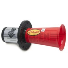 12V OLD TIMER KLAXON HORN RED