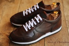 Tods Tod's Brown Leather Shoes Trainers Sneakers Men's UK 8 US 9 EU 42