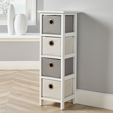 4 Drawer Chest Wooden Storage