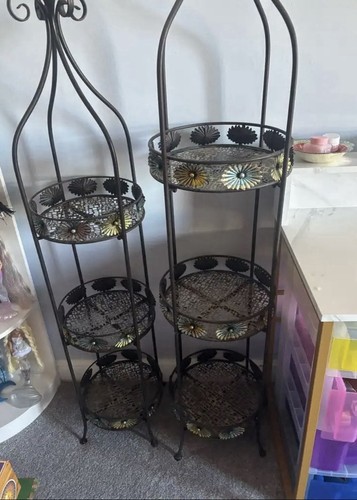 Metal plant stands - plant,