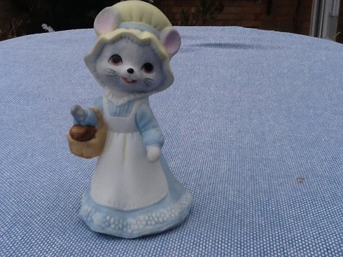 Vintage mouse ornament kitsch - mouse,
