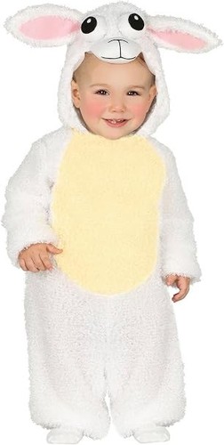 Baby sheep hooded jumpsuit - hooded,