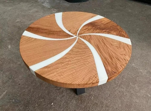 Round spiral design epoxy - spiral,