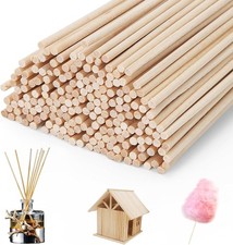 200Pcs Wooden Dowel Rods, 200