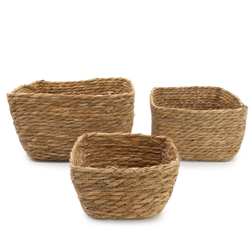 Seagrass square baskets - seagrass,