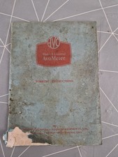 Model 8 Universal Avo Meter Instructions