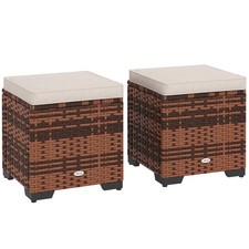 Outsunny Set of 2 Rattan