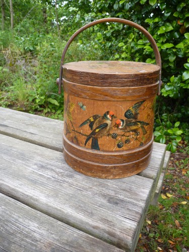 C19th hand painted folk art - painted,
