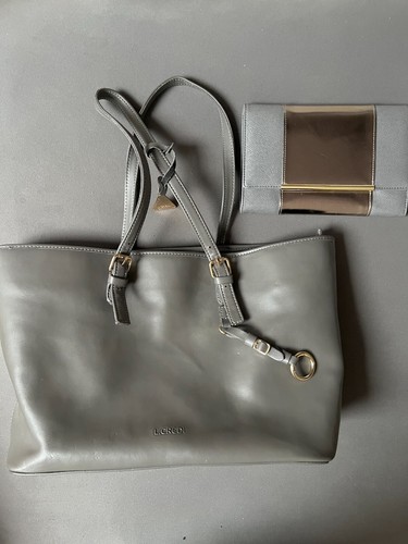 Credi grey leather travel - l,
