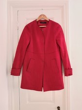 Zara coat medium UK 10 red