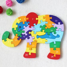 Wooden alphabet numbers - alphabet/numbers, jigsaw