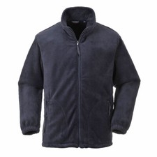 Portwest Argyll 400gsm Heavyweight Fleece Jacket Zip Pockets S - 8XL Navy Blue