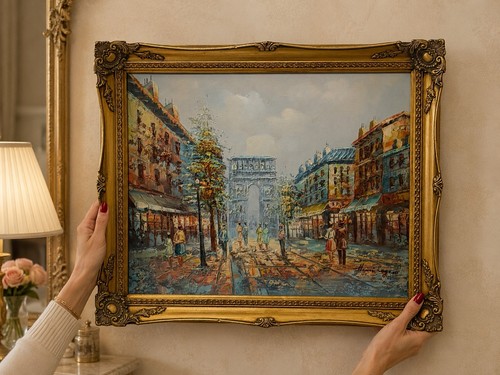 Henri rogers signed oil - henri,