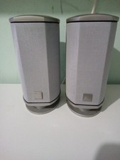 Pair of JVC SP-FSSSD770 Speakers 20w 4 Ohms Silver Tested Working Good Sound