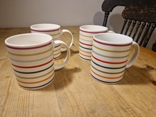 SET 4 MULTICOLOURED STRIPED