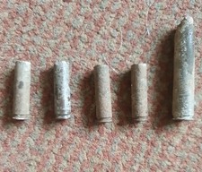 WW2  American M1 Carbine casings x 4 dated 1944, D Day practice + M1 Garand