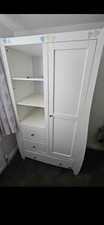 Tutti Bambini Lucas, White Wardrobe Unit for Baby Nursery