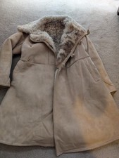 WW2 Soviet Sheepskin Overcoat Bekesha tulup