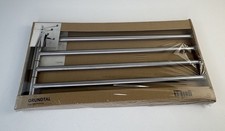 Ikea Grundtal 600.478.96 Stainless Steel 4 Swing Arm Swivel Towel Holder 15386
