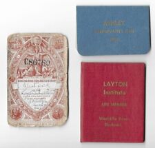 Club Membership Cards Layton Institute Blackpool Ashley Conservative Cleveleys