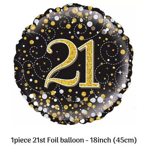 Black gold helium - 18",
