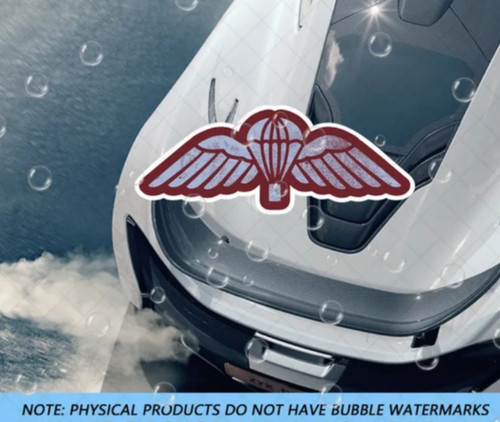 Para jump wings - para, sticker