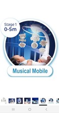 Infantino 3-in-1 Projector Musical Mobile Convertible Table/Cot
