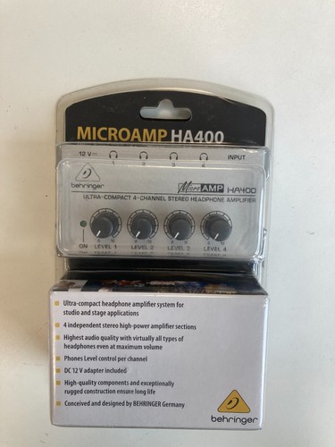Behringer microamp ha400 - microamp,